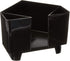 Co-Rect Plastic Bar Caddy with Triangular Design, Black