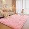 junovo 6x9 Pink Washable Area Rug for Girls Bedroom Living Room, Soft
