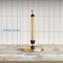 Countertop, Paper Towel Holder Gold Kitchen Accessories Decor, Stainless Steel, Weighted Base, Gold, Paper Towel Roll