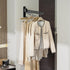Wall Mounted Clothes Drying Rack, Foldable Laundry Hanger Hook for Bathroom, Indoor Clothes Rack
