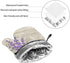 Lavender Flowers Vintage Oven Mitts and Pot Holders Set of 4, High Heat Resistant for Kitchen Cooking BBQ