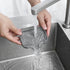 Counter-Grey 4.9"3.2" MicoYang Silicone Bathroom Soap Dishes with Drain Spout-Bathroom and Kitchen Sink
