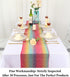 12x72-Inch 72 Inch DUOBAO Rainbow Sequin Table Runner Coffee Table Runners Dining Home Decor Christmas Runners