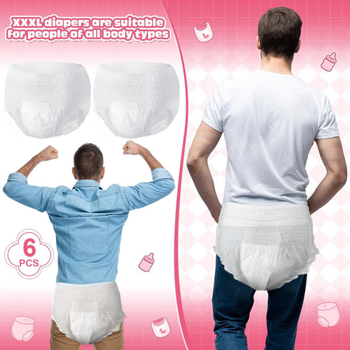 6 Sets Bottle Chug Baby Shower Games Juegos Para Plastic Baby Bottles Bibs Hat Disposable Diapers Gender Reveal Games