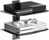 Suptek Glass Floating Shelves, TV Wall Mount with Shelf for DVD Player