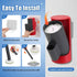 30 Disposable Toilet Brush Kit with Refills, No-Touch Toilet Wand Cleaning System, Wall Mounted Toilet Bowl Cleaner