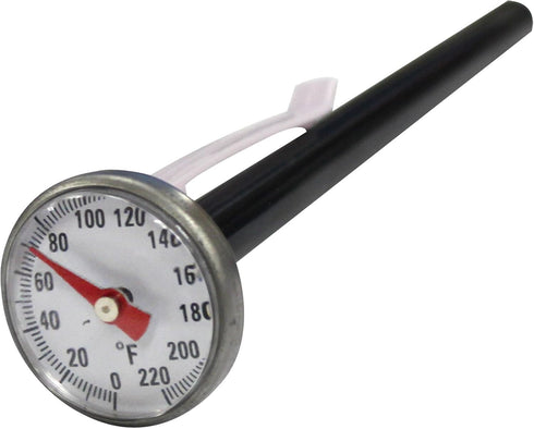 MASTERCOOL 52220 1" Analog Thermometer, 0 to 220°F Temperature Range