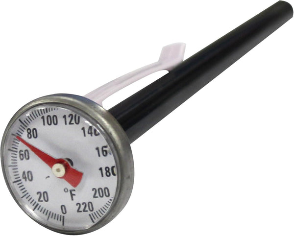 MASTERCOOL 52220 1" Analog Thermometer, 0 to 220°F Temperature Range