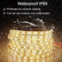 16.4ft 3500K 5050 5M 300 IP65 12V Commercial ALITOVE Warm White SMD LED Flexible Strip Ribbon Light LEDs Waterproof DC