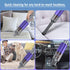 Mini Vacuum Cleaner Cordless, Portable with Two-speeds Adjustable, USB Charging, 120W Brushless Motor, 15KPa Suction