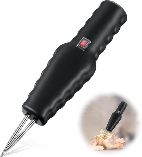1 Pack Handheld Chicken Plucker, Electric Quick Poultry Plucker Machine for Removing