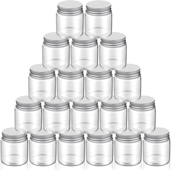 1.7 oz Mini Mason Jars, Small Glass Jars with Airtight Lids, Clear Mini Spice Jars for Honey, Kitchen DIY Projects, Tea