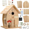 NESTO Wooden DIY Bird House Kit for Adults to Build, Outdoor Woodworking Crafts