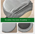 Set 4, 12-15 Inch FUANGUI Bar Stool Covers Round of Waterproof PU Seat Covers With Elastic Bands, Chair Covers Washable