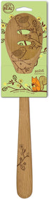 Talisman Designs Laser Etched Beechwood Slotted Cooking Spoons, Decorative Wooden Utensils