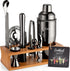 Bartender Kit Cocktail Shaker Set with Stand Bar Tool Bar Set for