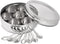 KSJONE Seasoning Box, 7 Compartments and 7 Spoons Seasoning Rack Spice Pots,