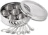 KSJONE Seasoning Box, 7 Compartments and 7 Spoons Seasoning Rack Spice Pots,