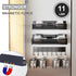 Magnetic Spice Rack for Refrigerator - 3 Pack Moveable Shelf with 8-Hook Rack, Seasoning Organizer for Kitchen