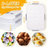2-Layer 36 Deviled Egg Containers with Lid, Slots Deviled Egg Tray Carrier with Handle and Deviled Egg Injector Piping