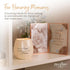 Pavilion Light Your Way Memorial Ceramic Vessel, 100% Soy Wax Candle, 8 oz, White