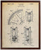 Automobile Wheel Patent Print Michelin Tires Poster, Auto Wheel Art TDP1115