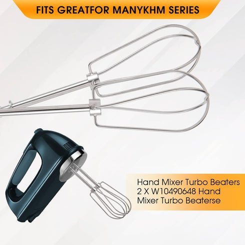 Hand Mixer Beaters Compatible with KitchenAid KHM5APWH7