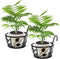 Tosnail 2-Pack Metal Plant Holders for Indoor Outdoor Railings, Fence Plant Hangers,