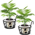 Tosnail 2-Pack Metal Plant Holders for Indoor Outdoor Railings, Fence Plant Hangers,