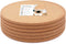 Cork Trivet - 6 Pcs High Density Thick Cork for Hot Dishes, 10 Inch Heat Resistant Multifunctional Coaster