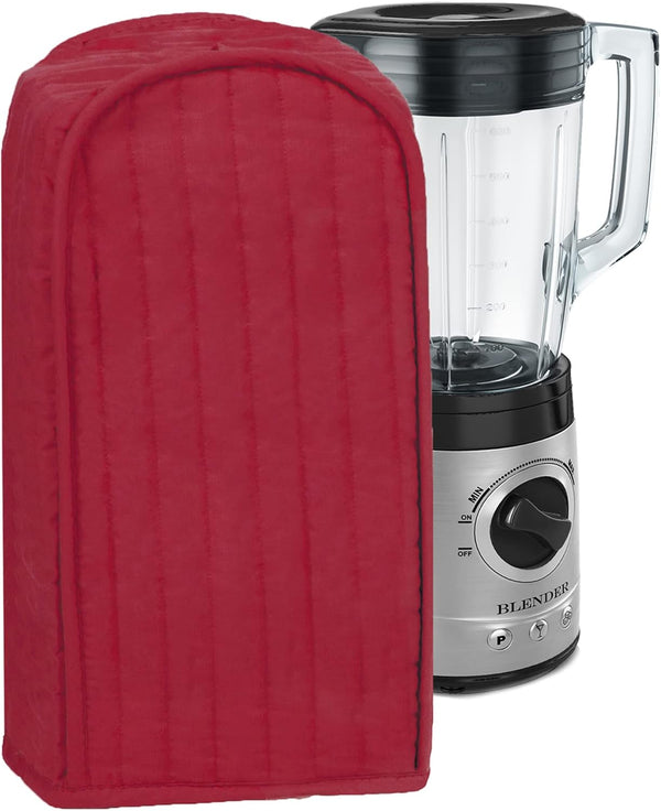 Ritz Premium Blender Cover, Universal, 7" x 15.5" x 5.75", Durable Polyester and Cotton Blend, Paprika Red
