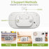Digital Refrigerator Thermometer 2 Pack, Waterproof Fridge and Freezer Thermometer with Large LCD Screen