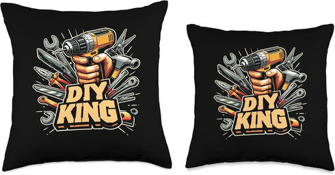 Home Improvement Throw Pillow for DIY Lovers and Enthusiasts