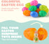 12 3.15" JOYIN Pcs Plastic Iridescent Printed Bright Easter Eggs Tall for Easter Hunt, Basket Stuffers Fillers
