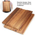 Handmade Acacia Wood Cutting Board, Kitchen Fruit Rectangle Wooden Charcuterie Board, Small Carving Board