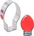 Christmas Lights/Light Bulb Cookie Cutter, 3.25", Made in USA by Ann Clark