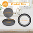 Beasea Mini Tart Pans for Baking - 2pcs 8 Inch Non Stick Carbon Steel Tart Pan with Removable Bottom for Quiche Pie