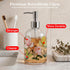 17 oz Glass Soap Dispenser Bottle with Pump,Refillable Liquid Hand Dispenser for Bathroom, Kitchen Soap Dispenser