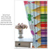 Focusbrite Set 2 Panels,42x63 Inches Children Pencil Curtains Cute Crayon Colourful Design Kids Boys Girls Curtain