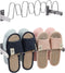 Lavezee Wall Hanging Shoe Rack Organizer 8 Pairs Sandals Slippers, Set of