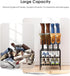 Closet, viewcare Black Boot Rack, Small Boot Rack Organizer Tall Boots with Shoe Rack for Bamboo Wood Shoe Shelf