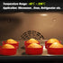 4 Inch Silicone Mini Cake Molds, Round Non-Stick Baking Pan, Reusable Cake Pans for Muffin, Cupcake, Layer Cake (Red,