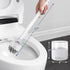 2 Pack Set BOOMJOY Toilet Bowl Brush and Holder, Toilet Brush and Holder with Dense Bristles for Bathroom Deep