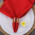 LogHog Delicate Christmas Gold Napkin Rings - Set of 12, Ideal Table Setting Napkin Buckles for Christmas, Thanksgiving