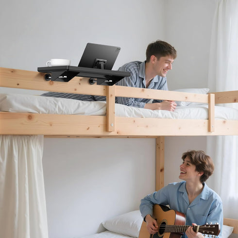 Loft Shelf for Bunk Bed,Dorm Bed Shelf, Clip on Bed Side Table Tray Organizer for Dorm Bed, College Dorm Room