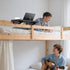 Loft Shelf for Bunk Bed,Dorm Bed Shelf, Clip on Bed Side Table Tray Organizer for Dorm Bed, College Dorm Room