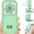 Mini Fan Handheld Foldable Fan, USB Personal Fans Portable Rechargeable Battery Fan 3 Speeds, Cute Face Cooling Fan for