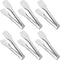 Serving Tongs Kitchen Tongs, Stainless Steel Food Tong Serving Tong, Small 6 Pack, 7 Inch