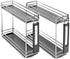 Nifty Solutions Spice Caddy Set of Two, Chrome