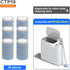 36 CTIME - Replacement Toilet Brush Heads, Suitable for Bathrooms and Toilets